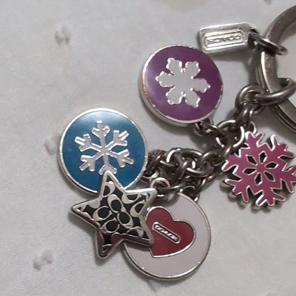 Coach Multicolor Charm Key Holder - Picture 2 of 3